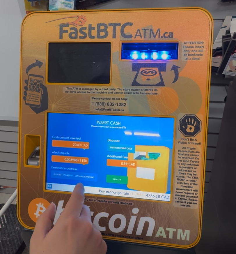 Step 5 - Payment screen showing conversion