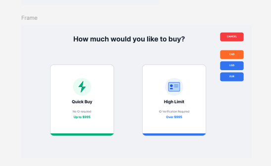 After - Clear Quick Buy vs High Limit cards